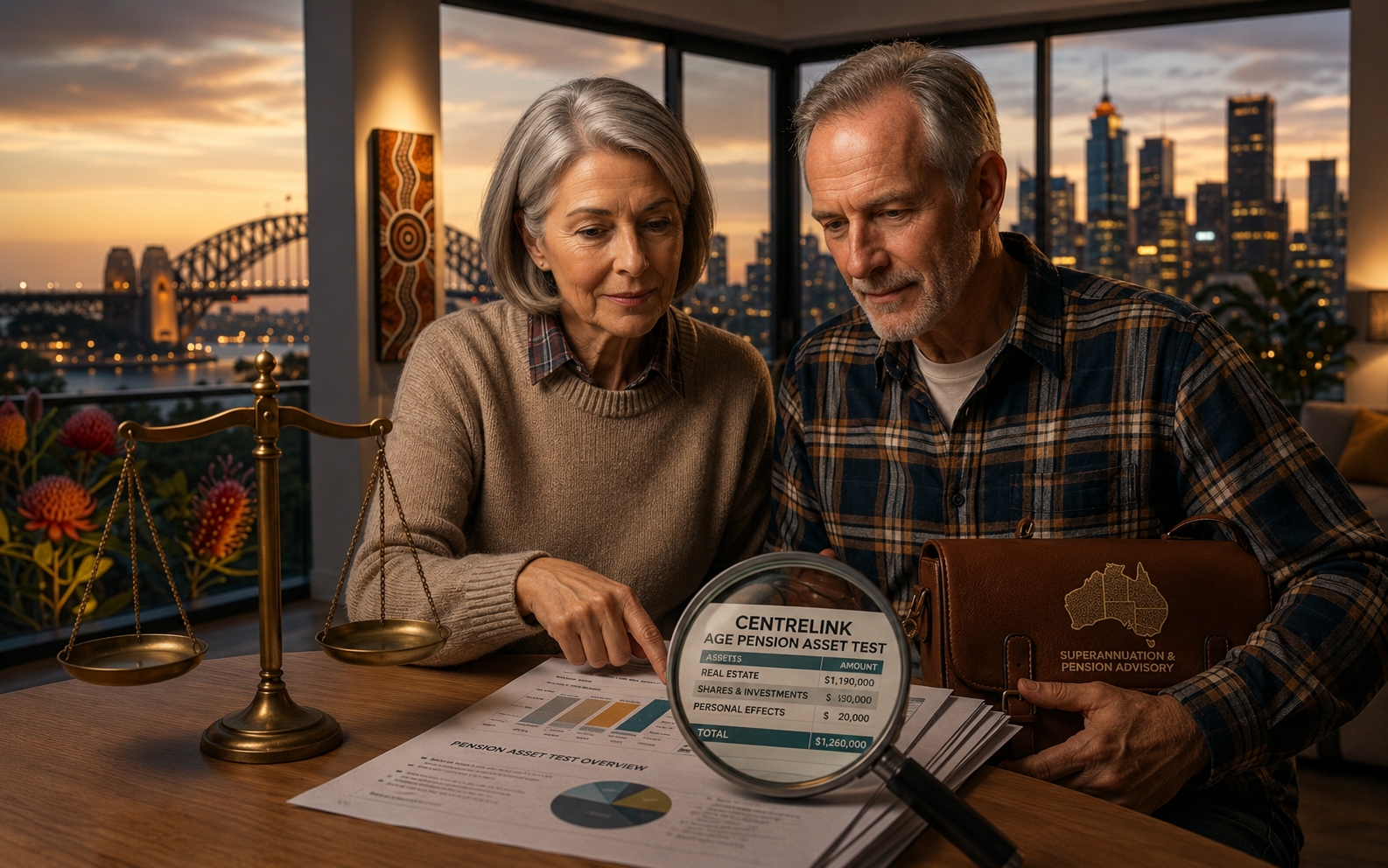Pension Asset Test n Australia