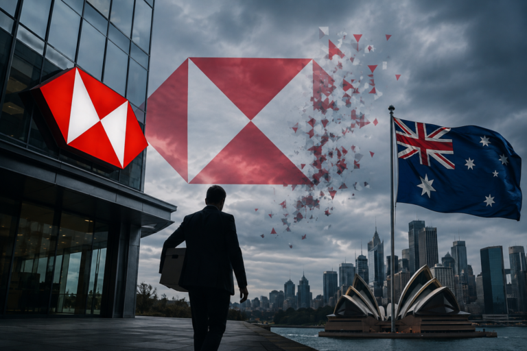 hsbc leaving australia